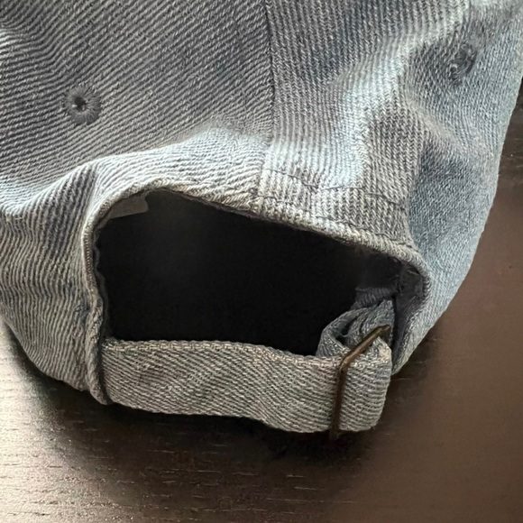 Denim Baseball Pink French Bulldog Embroidery Hat - Picture 4 of 5